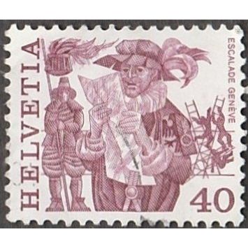 Switzerland 4o Value. Escalade Geneve. Fine Used