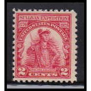 657 2c General John Sullivan Just Clears MNH O1588