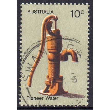Australia 1972 Pioneer Life - Pioneer Water 10c Used