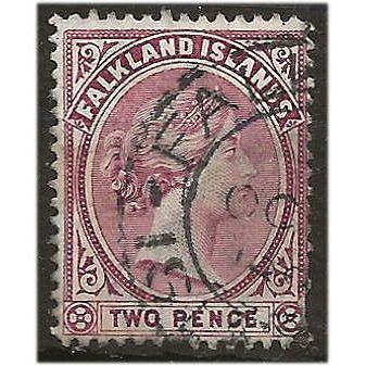 Falkland Islands 1895 SG24 2d Purple Fine Used ...