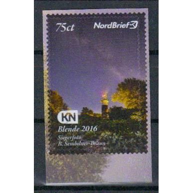 Germany Nordbrief 'Blende Photo Contest, Milky Lighthouse' **/MNH 2019