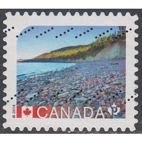 CANADA, 2014 'P' Miguasha National Park, SG 3005 (Scott #2722), used
