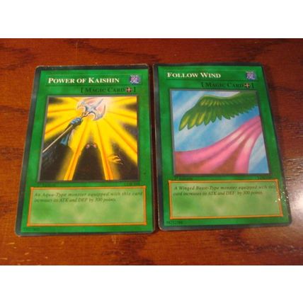 1996, 8-Cards, All 1st Editions, Yu-Gi-Oh,