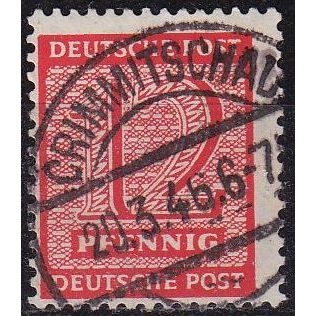 GERMANY Alliiert SBZ [West-Sachsen] MiNr 0132 X ( O/used )