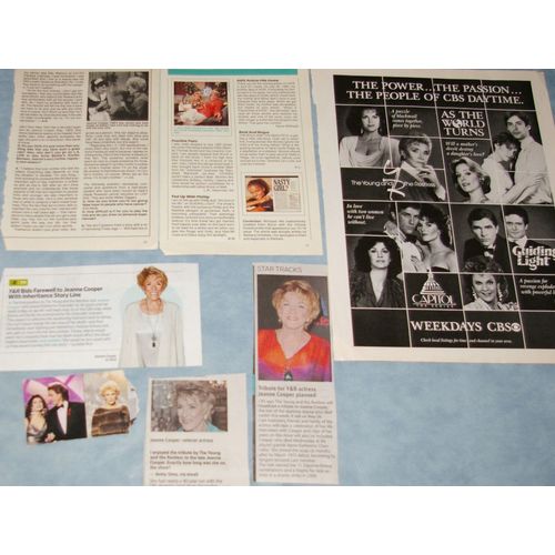 JEANNE COOPER Clippings