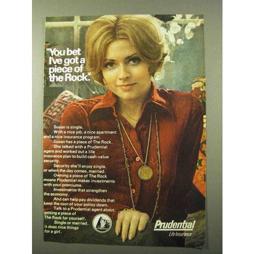 1971 Prudential Life Insurance Ad - You Bet I've Got