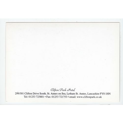 Clifton Park Hotel St Annes-on-Sea Postcard Lancashire FY8