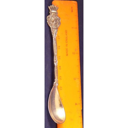 Zilverstadd Souvenir Spoon Teaspoon Marken 90 Silver