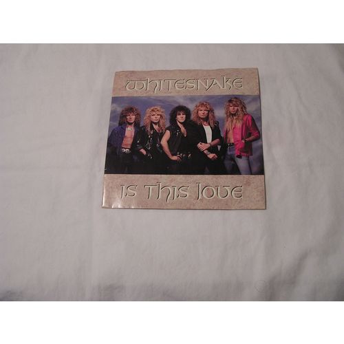 Whitesnake 45 & Picture Sleeve-IS THIS LOVE/BAD BOYS
