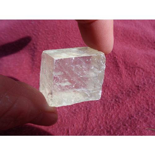 BB Optical Calcite Raw Iceland Spar Crystal Metaphysical Spiritual Energy Work