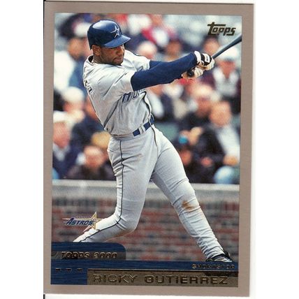 2000 Topps baseball card 26 Ricky Gutierrez