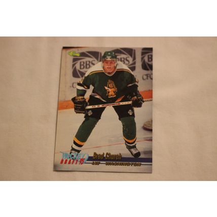 Brad Church 1995 Classic Hockey Draft 95 NO. 17