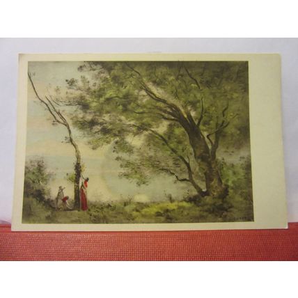 A SPRING MORNING by Corot. Fine Arts Publishing Co. card 145 x 95 mm a #