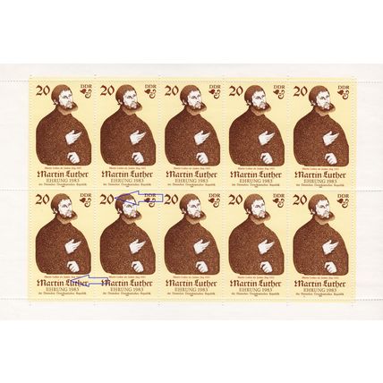GERMANY DDR [1982] MiNr 2755 KB I ( **/mnh ) [03] Plattenfehler F6, F7