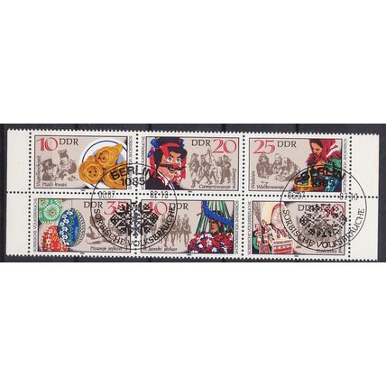 GERMANY DDR [1982] MiNr 2716-21 6er ( O/used ) Trachten