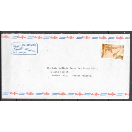 ZIMBABWE LETTRE - REF 129