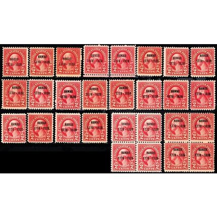 647, MNH Generally Fine or Better - WHOLESALE Lot of 28 CV $203 - Stuart Katz