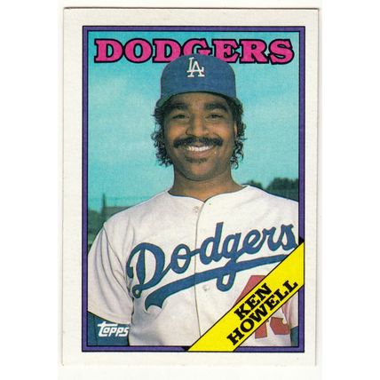 1988 Topps baseball card 149 Ken Howell