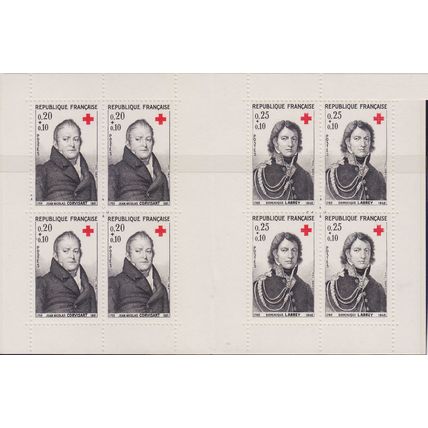 FRANKREICH FRANCE [1964] MiNr 1494-95 Markenheft ( **/mnh ) Rotes Kreuz