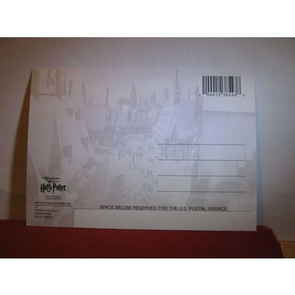 WIZARDING WORLD OF HARRY POTTER, ORLANDO, FLORIDA, USA unused postcard #