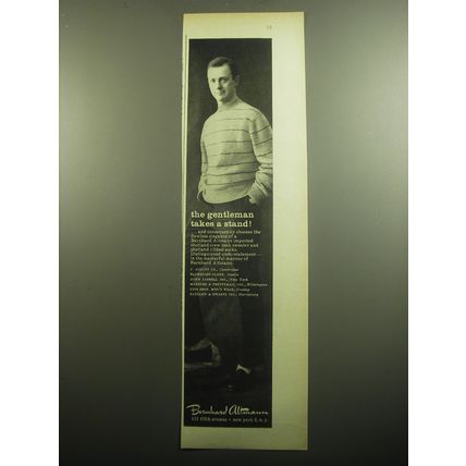 1958 Bernhard Altmann Crew Neck Sweater and Socks Advertisement