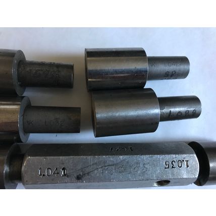 LOT THE PIPE MACHINERY GO NO GO PLUG GAGE 1.040,1.035,1.088,1.032,1.044,1.042,SH