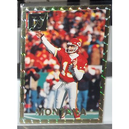 1994 Investors Journal JOE MONTANA (Chiefs) Gold Prizm #11 /5000