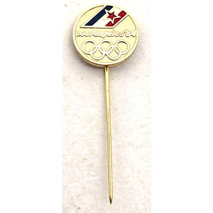 1984 Los Angeles Olympic Games Yugoslavia Hat Stick Pin Pinback Brooch Vtg HTF