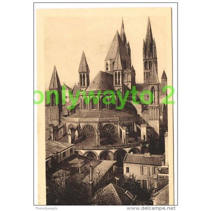 CAEN, EGLISE SAINT ETIENNE, ABBAYE AUX HOMMES, COTE DE L´ABSIDE, FRANCE Postcard