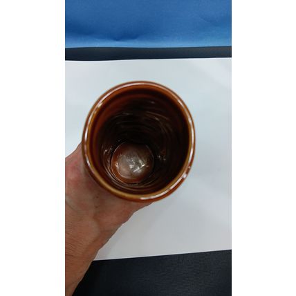 Rare Vintage Pagan Idol Tiki Mug MaiKai Tiki Farm Brown Mug Vase 6.5"