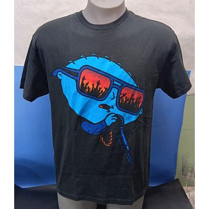 FAMILY GUY DJ STEWIE Large T-Shirt Sunglasses Shades Black Chain Rapper Concert