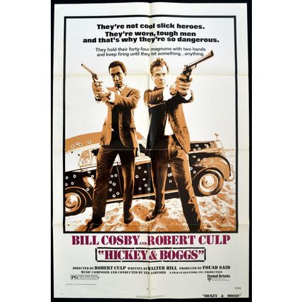 HICKEY AND BOGGS 1972 Bill Cosby Robert Culp US 1-SHEET POSTER