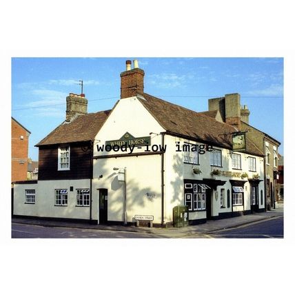 pu0194 - The White Horse Pub , Biggleswade , Bedfordshire - print 6x4