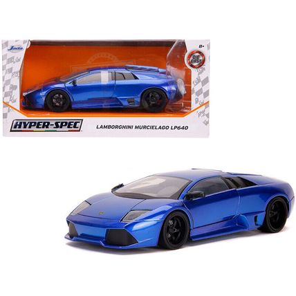 Lamborghini Murcielago LP640 Candy Blue "Hyper-Spec" 1/24 Diecast Model Car b...