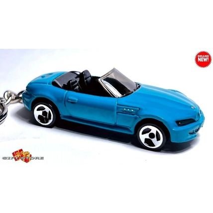 KEYCHAIN TURQUOISE BLUE BMW Z3 ROADSTER CUSTOM Ltd ❤️GREAT GIFT❤️