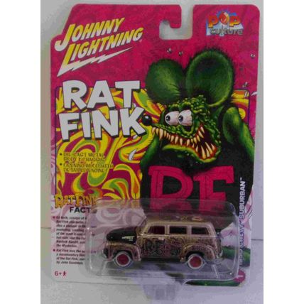 JOHNNY LIGHTNING ' POP CULTURE ' RAT FINK 1950 CHEVY SUBURBAN (2024)