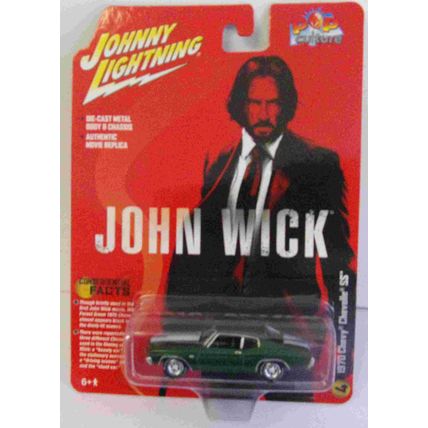 JOHNNY LIGHTNING ' POP CULTURE ' JOHN WICK 1970 CHEVY CHEVELLE SS (2024)