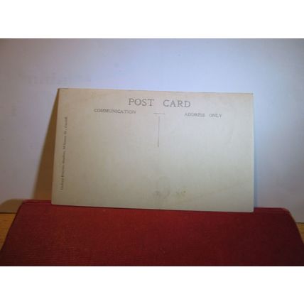 3 children. antique photograph postcard by Oxford Electric Studio, CARDIFF=