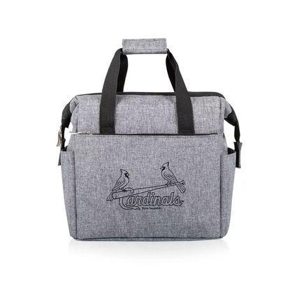 MLB St. Louis Cardinals On The Go Soft Lunch Bag Cooler - Heathered Gray