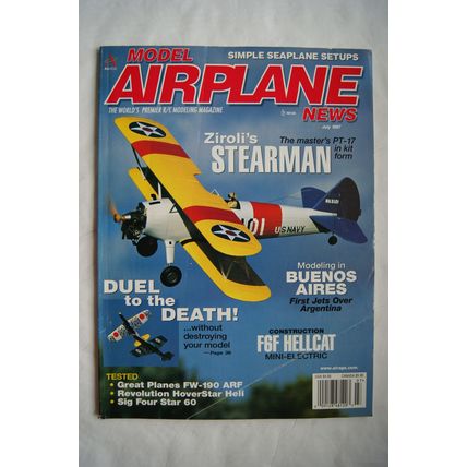 1997 Model Airplane News Magazine - July