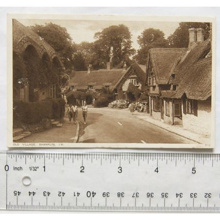 vintage postcard Old Village, Shanklin, Isle of Wight