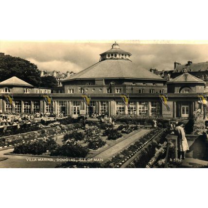 Villa Marina, Douglas, IOM, R5732 RP Valentines's Postcard, 1950s