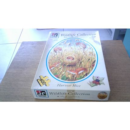 WILDLIFE COLLECTION: HARVEST MICE Jigsaw Puzzle (600 Piece) J R Puzzles