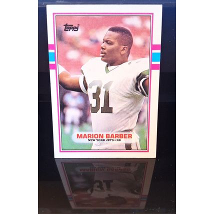 MARION BARBER 1989 TOPPS FOOTBALL CARD #233