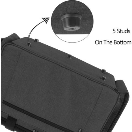 LUXJA Sewing Machine Travel Case with Removable Padding Pad, Fits Most Standard