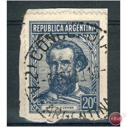 Argentina stamps SG652 - 1935 - Martin Guemes 20c - used