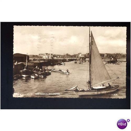 Yorkshire BRIDLINGTON Harbour Postcard by Coates (3739)