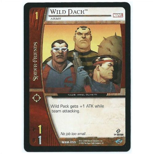 VS System Web of Spider-Man - MSM-055 - Wild Pack – Army