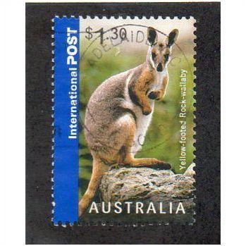 AUS 2007 $1.30 'YELLOW FOOTED ROCK WALLABY' FINE USED (EBID2897)