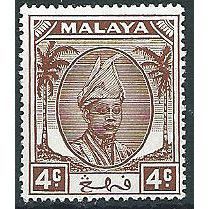 Pahang 1950 SG56 4c Brown Mounted Mint .. ..